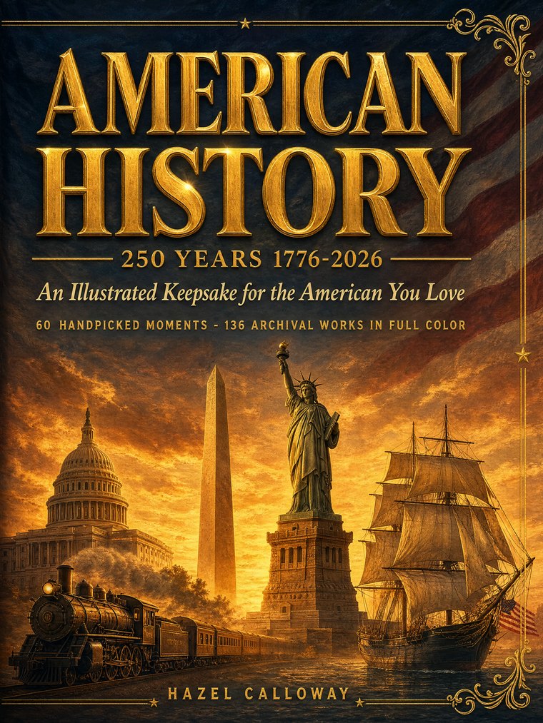 Cover of 250 Years of American History by Hazel Calloway.