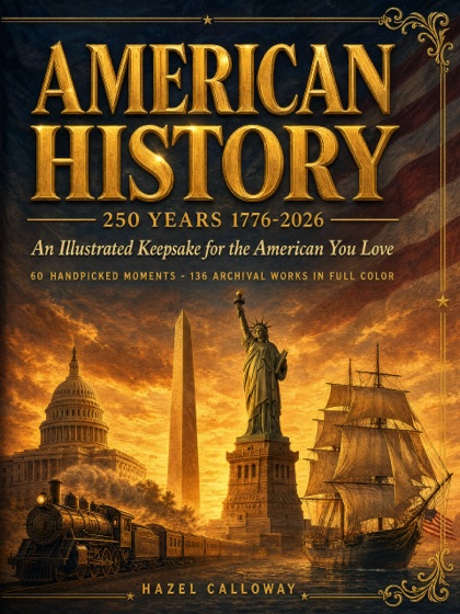 Cover of 250 Years of American History by Hazel Calloway.